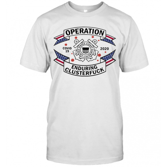 United States Coast Guard 1970 Operation Covid 19 2020 Enduring ClusterT-Shirt - Picture 1 of 4